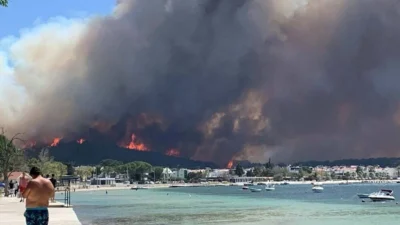 Çanakkale, Bolu, Manisa, Mersin ve Aydın'da orman yangını çıktı. Çanakkale'deki