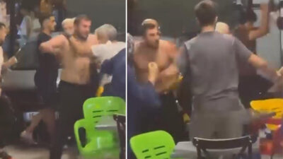 Bursa’nın merkez Osmangazi ilçesinde iki komşu esnaf arasında çıkan tartışma