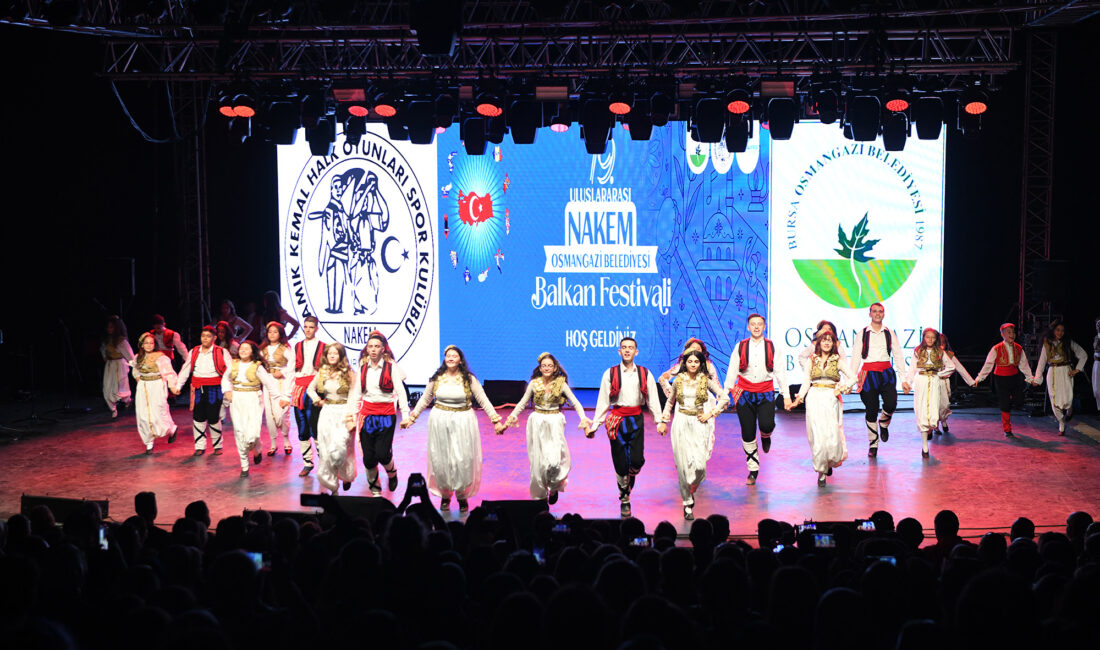 19. Uluslararası NAKEM Osmangazi Belediyesi Balkan Festivali, renkli gösteriler ve