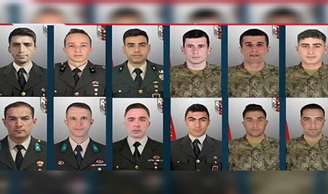 Irak'ın kuzeyinde 12 askerin mağarada şehit olduğu olayla ilgili idari