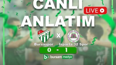 Bursaspor TFF 2. Ligin 6. haftasında evinde Ispartasporu konuk ediyor.