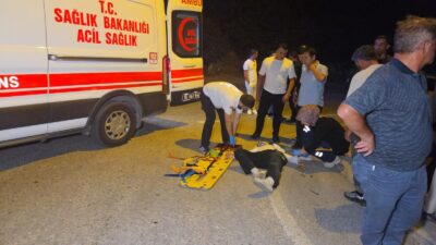 Bursa’nın Orhangazi ilçesinde Hastane yolu üzerinde meydana gelen trafik kazasında