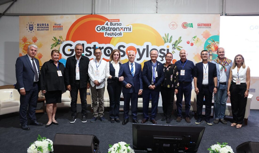 Bursa Uluslararası Gastronomi Festivali bu yıl büyük bir vizyonla kapılarını