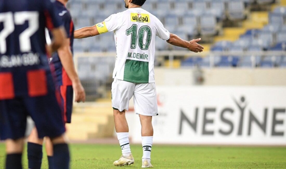 TFF 2. Lig’de Yeni Mersin İdmanyurdu deplasmanına konuk olan Bursaspor,