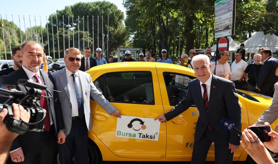 Bursa Büyükşehir Belediyesi’nin destekleriyle yerli yazılımla hayata geçirilen 'Bursa Taksi’