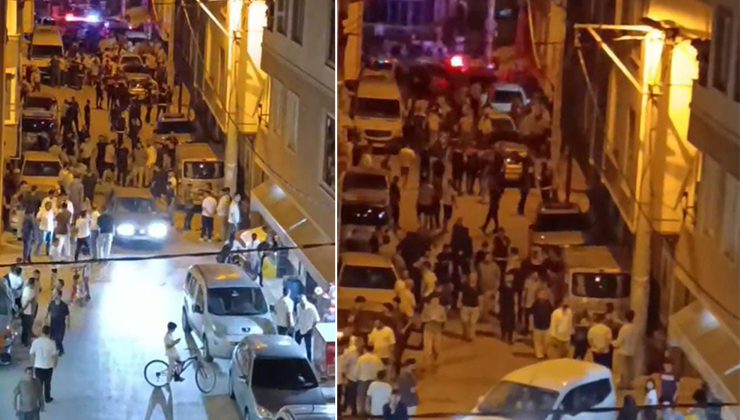 Bursa’nın Osmangazi ilçesinde çocuklar arasında başlayan tartışma kısa sürede büyüyerek