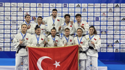 Slovakya’da düzenlenen Avrupa Gençler Judo Takımlar Şampiyonası’nda mücadele eden Milli