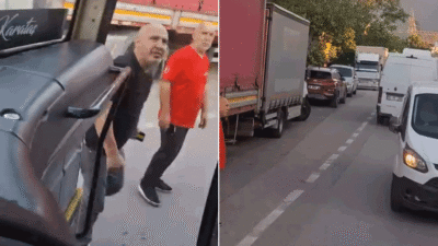 Bursa'da ters yöne giren otomobil sürücüsü ile otobüs şoförü arasında