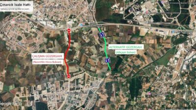 BUSKİ tarafından yürütülen Çınarcık Su Projesi kapsamında, Nilüfer Kurtuluş Mahallesi'ndeki