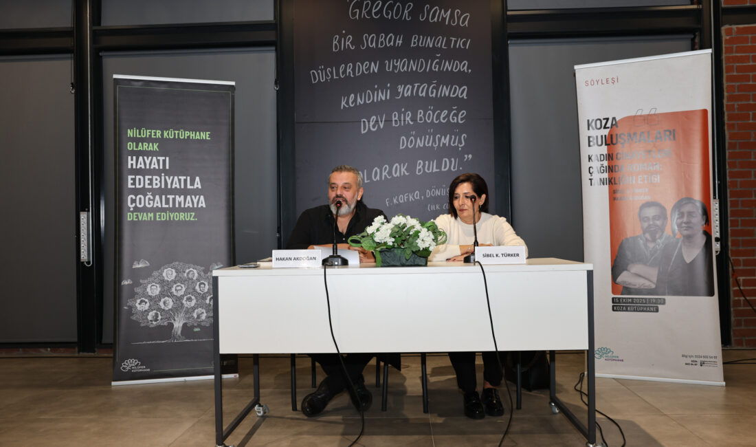 Nilüfer Belediyesi’nin Koza Buluşmaları söyleşi serisinde konuk olan yazar Sibel