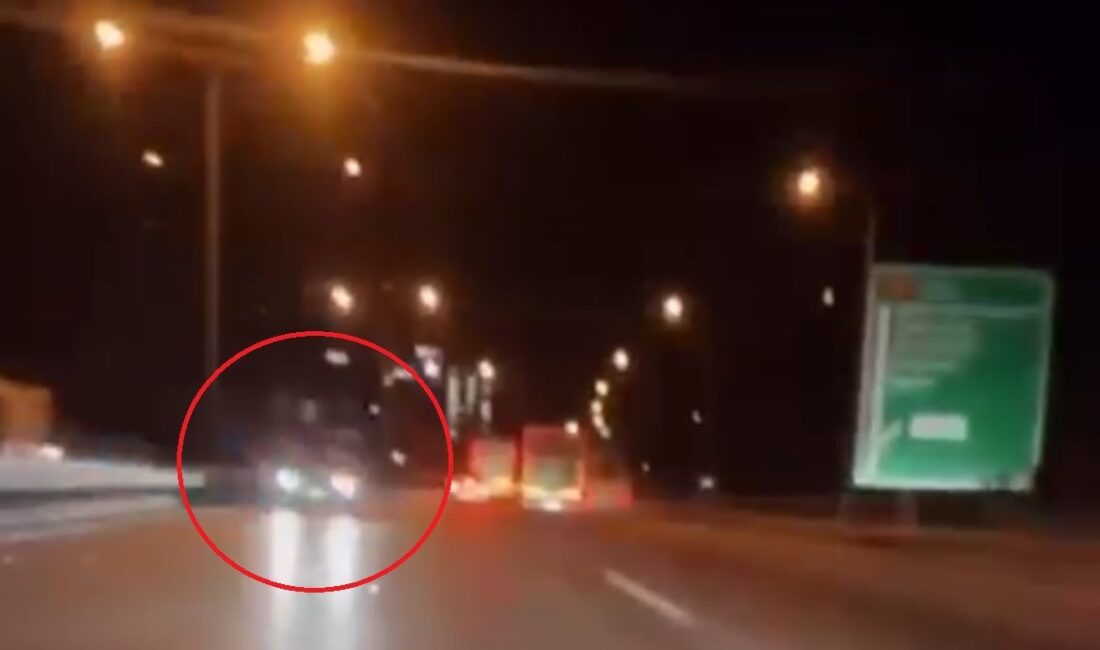 Bursa çevre yolunda ters yöne giren lüks cip sürücüsü, gelen