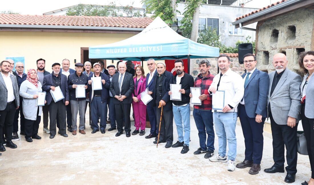 Nilüfer Belediyesi'nin Ürünlü Mahallesi'nde tamamladığı imar planı çalışmalarıyla 30,5 hektarlık