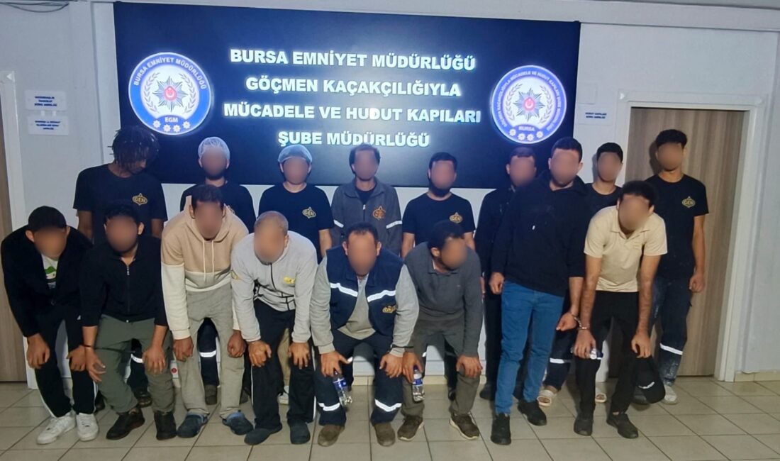 Nilüfer’de bir tahin üretim tesisine düzenlenen operasyonda, kaçak olarak çalıştırılan