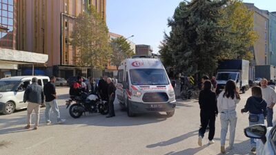 Bursa’nın İnegöl ilçesinde motosiklet ile bisikletin çarpıştığı kazada 17 yaşındaki