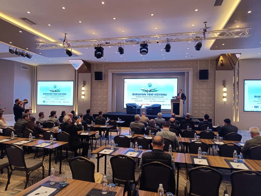 Oman Air Yönetim Kurulu Üyesi İlker Aycı, Bursa’da katıldığı toplantıda