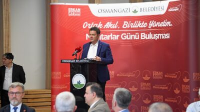 osmangazi’de muhtarlarla 9’uncu buluşma Osmangazi Belediyesi, 19 Ekim Muhtarlar Günü vesilesiyle 136 mahalle muhtarını