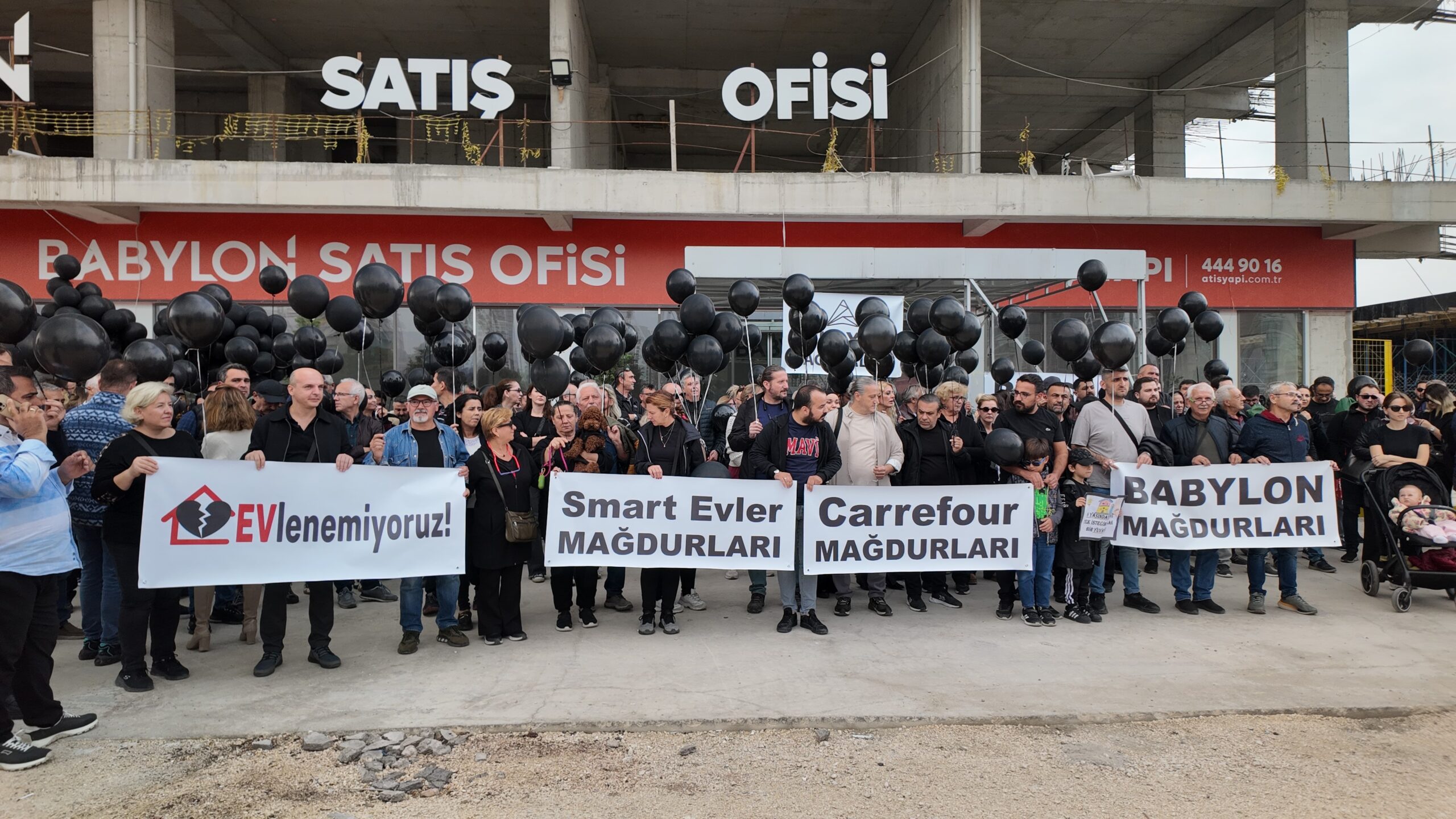 Bursa'da konkordato ilan eden Atış Yapı nedeniyle mağdur olan 3