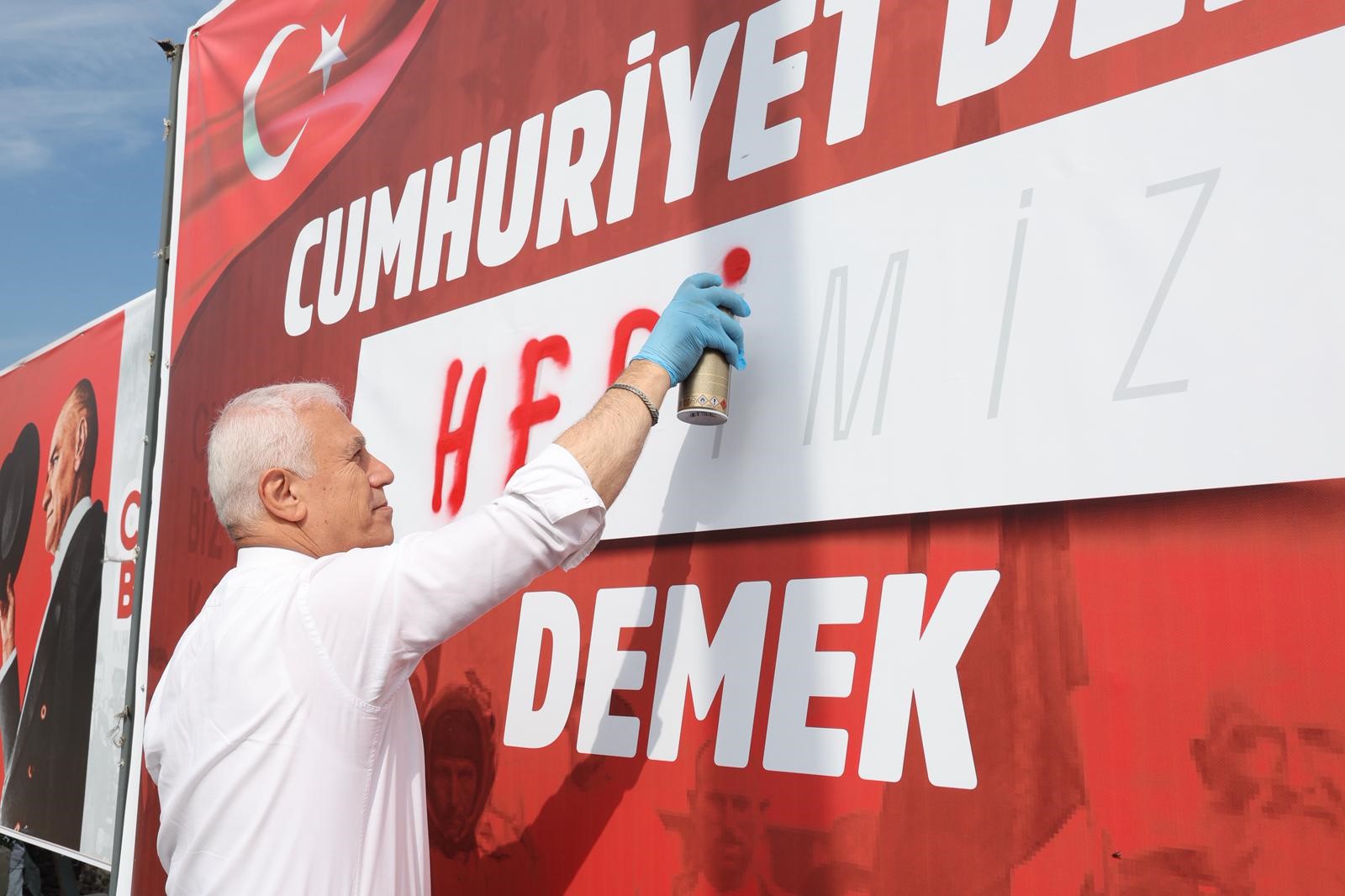 Bursa Büyükşehir Belediyesi'nin Cumhuriyet'in 102. yılına özel olarak başlattığı ‘Cumhuriyet