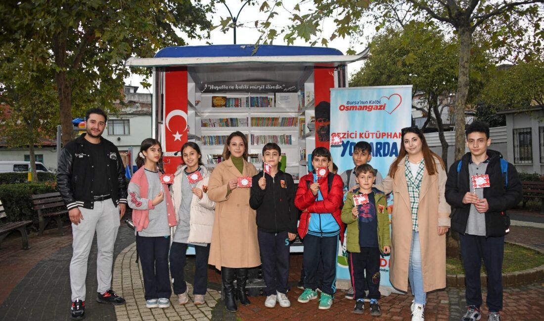 Gezici kütüphane bayram coşkusuyla buluşturdu Osmangazi Belediyesi’nin merkeze uzak mahallelerdeki çocukları kitapla buluşturmak amacıyla hayata