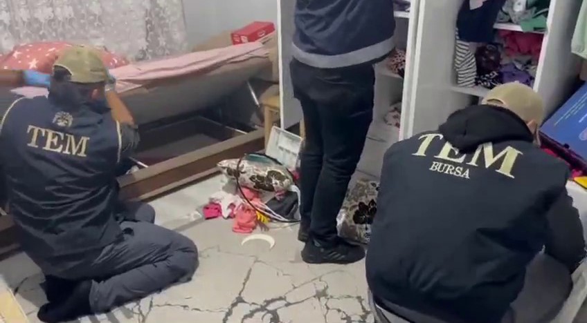 Bursa Emniyet Müdürlüğü Terörle Mücadele Şube ekipleri, DEAŞ terör örgütüne