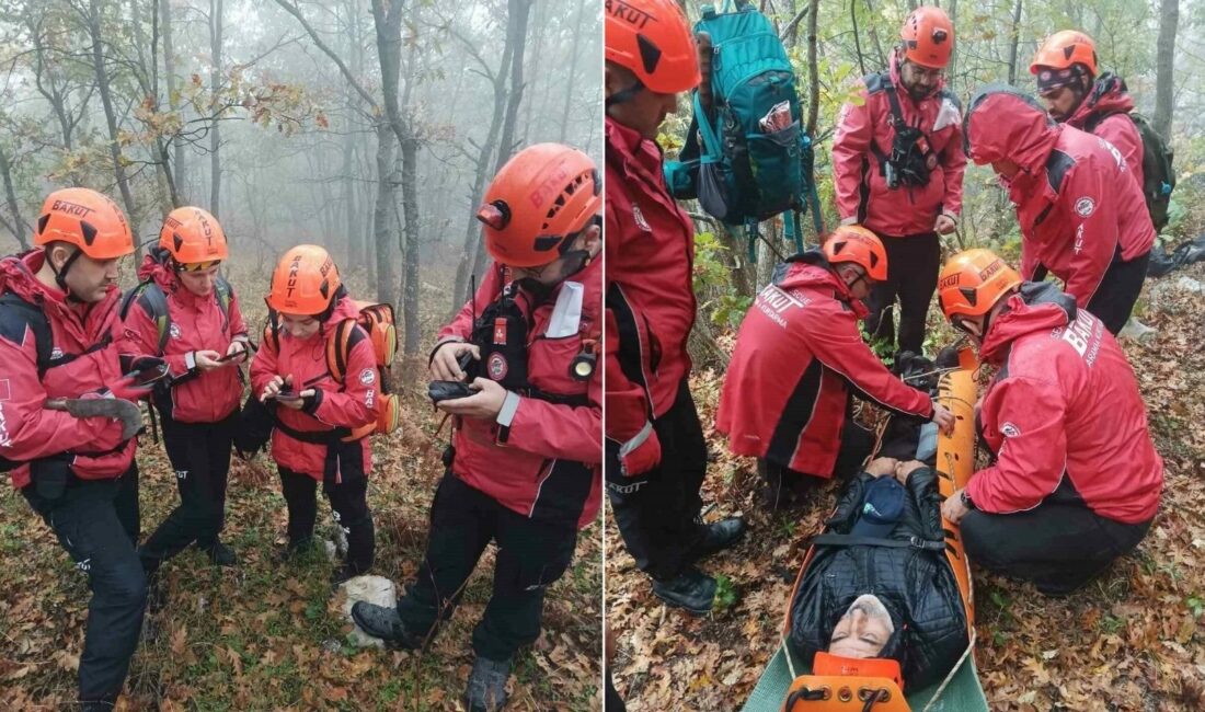 BAKUT Arama Kurtarma Derneği, Nilüfer’de gerçeğini aratmayan tatbikat gerçekleştirdi.