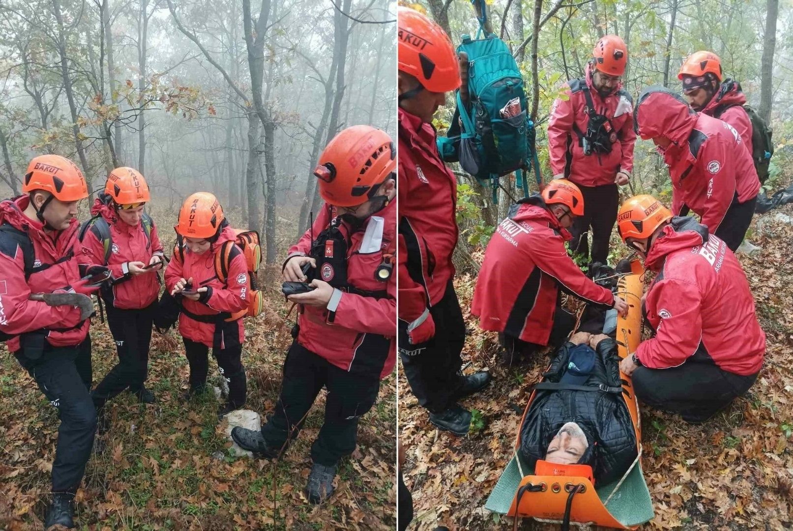 BAKUT Arama Kurtarma Derneği, Nilüfer’de gerçeğini aratmayan tatbikat gerçekleştirdi.