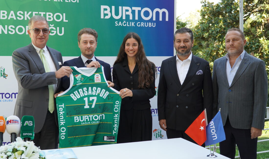 Bursaspor Basketbol ile BURTOM Sağlık Grubu arasında bir yıllık forma