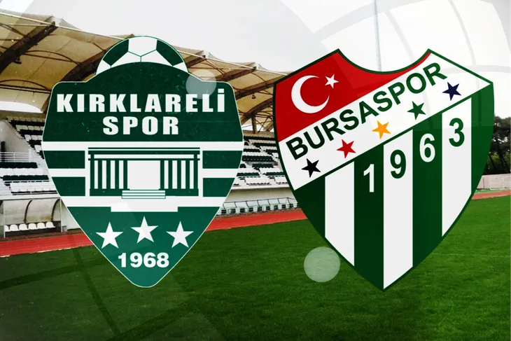 Bursaspor ile Kırklarelispor arasında oynanan Nesine 2. Lig Kırmızı Grup