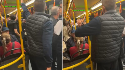 Bursa'da metroya alkollü bindiği iddia edilen kişi, ortayı birbirine kattı.