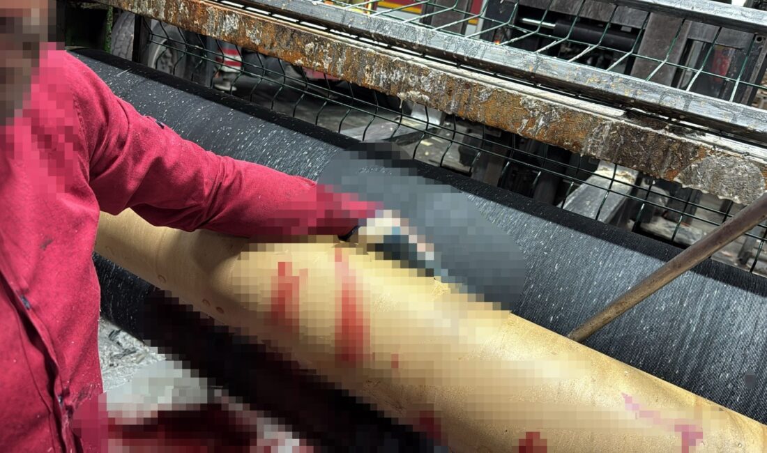 Bursa’nın İnegöl ilçesindeki bir orman ürünleri fabrikasında çalışan 48 yaşındaki