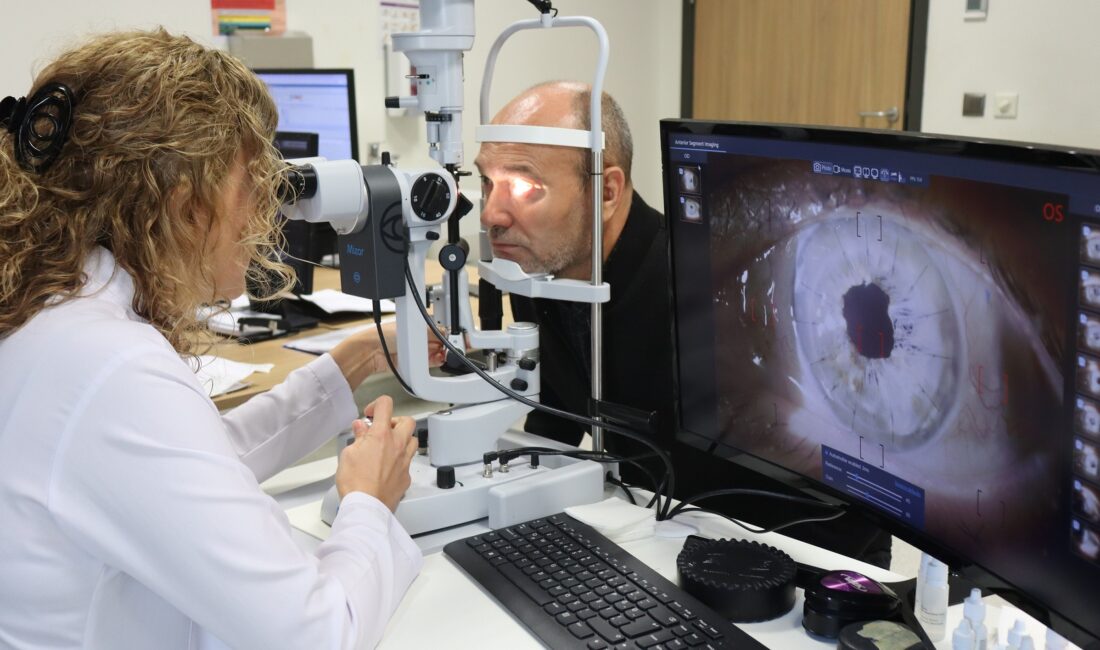 Bursa Şehir Hastanesi’nde kornea nakli yapılan 5 hasta, yeniden görmenin