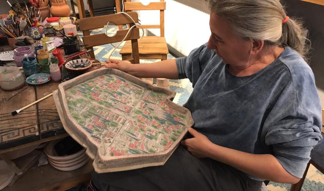 İznikli çini ustası Mesude Künen, Papa 14’üncü Leo’nun 28 Kasım’daki