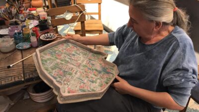 İznikli çini ustası Mesude Künen, Papa 14’üncü Leo’nun 28 Kasım’daki