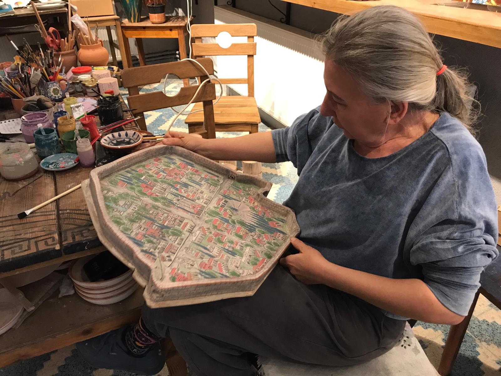 İznikli çini ustası Mesude Künen, Papa 14’üncü Leo’nun 28 Kasım’daki