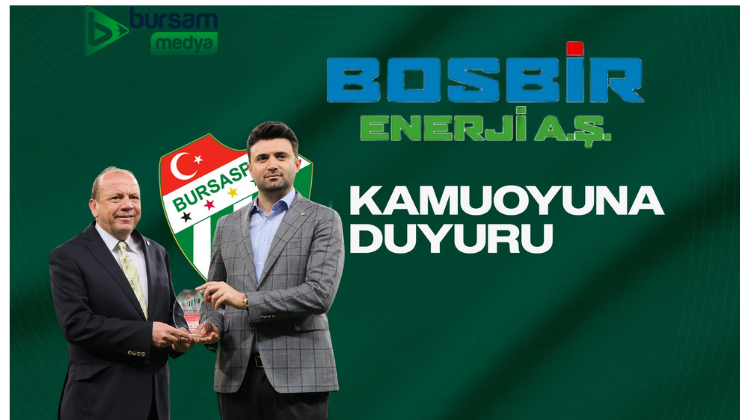 Bursaspor’un forma göğüs sponsoru BOSBİR Enerji ile yaşanan ödeme krizi