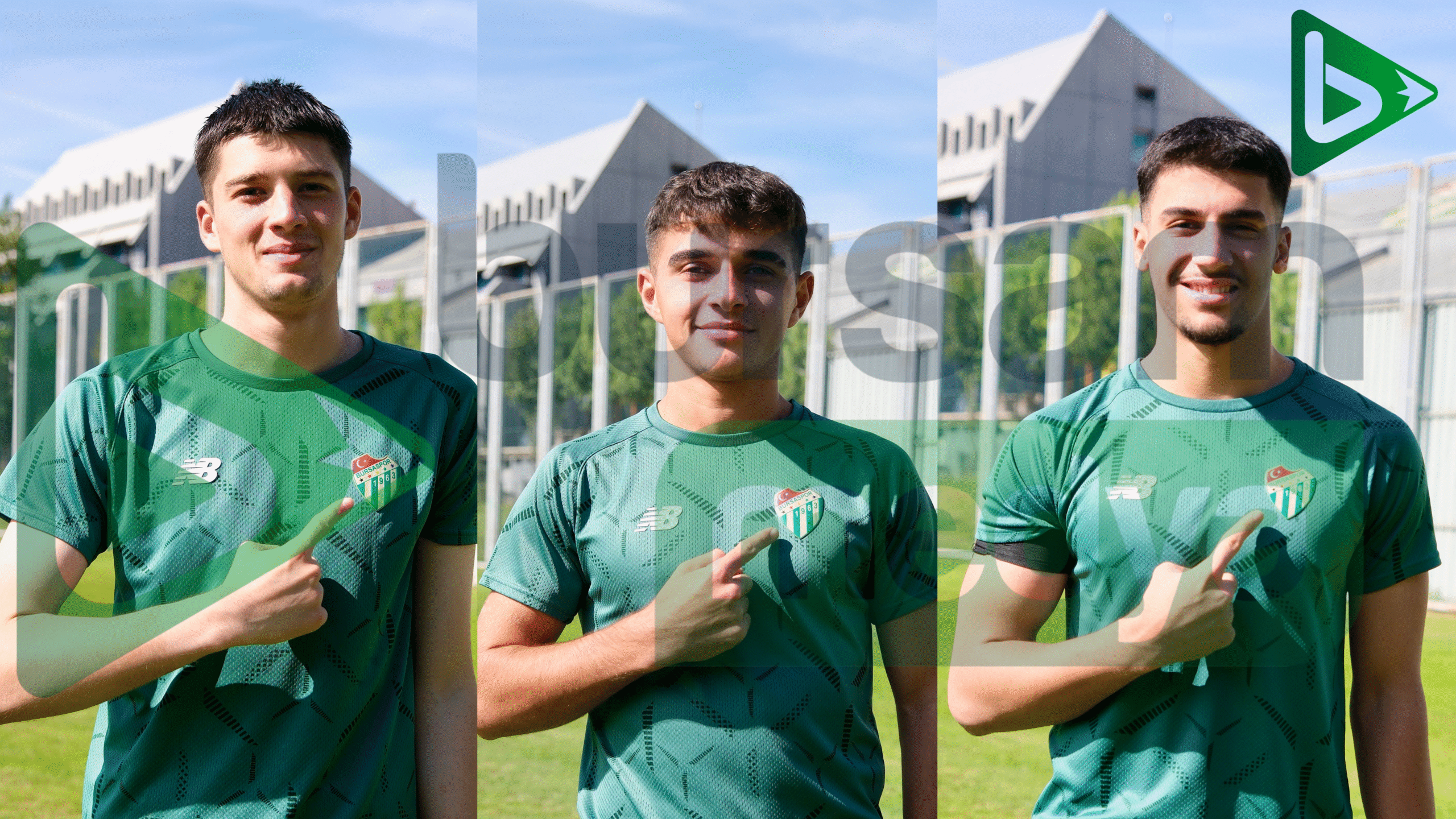 Bursaspor, altyapısından yetişen kaleciler Efe Halaçlar ve Salih Efe Fidan