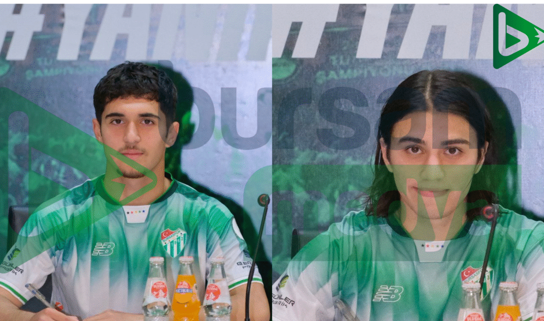 Bursaspor, profesyonel futbolcuları Ahmet Hakan Atış ve Ahmet Çobanoğlu’nun sözleşmelerini