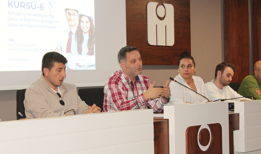 İnşaat Mühendisleri Odası (İMO) Bursa Şubesi Yönetim Kurulu, genç inşaat