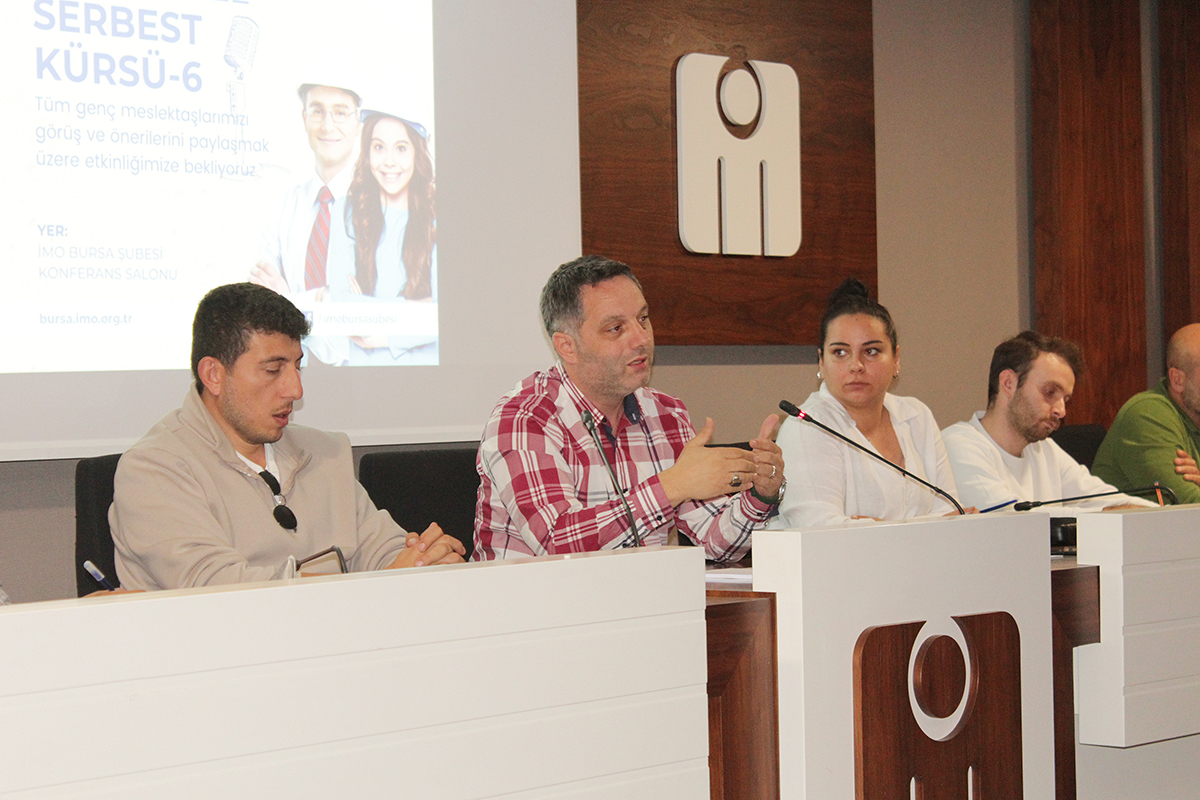 İnşaat Mühendisleri Odası (İMO) Bursa Şubesi Yönetim Kurulu, genç inşaat