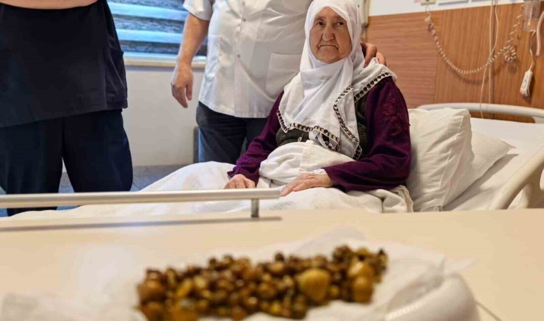 Bursa’nın İnegöl ilçesinde yaşayan 77 yaşındaki kadının safra kesesinden 213