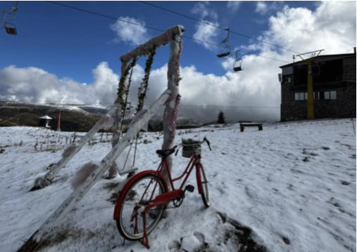 Türkiye’nin gözde kış turizm merkezi Uludağ, sabah saatlerinde etkili olan
