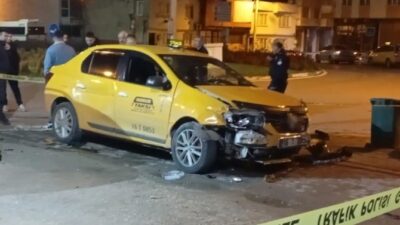 Bursa'da gasp edilen ticari taksi yarım saatlik kovalamacayla durduruldu