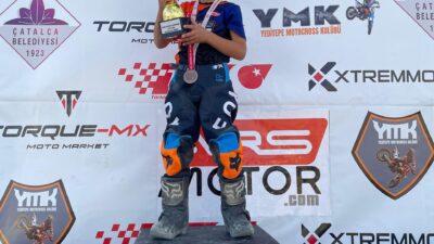 Türkiye Motokros Şampiyonası'nın 2025 sezon finali Hayrabolu'da yapılırken, 50cc Mini