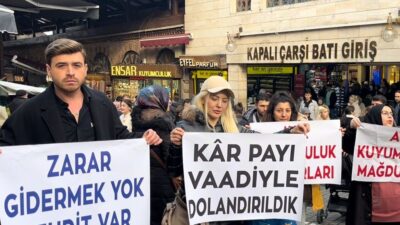 Bursa Kapalıçarşı'da faaliyet gösteren bir kuyumcuya yönelik dolandırıcılık iddiası büyük