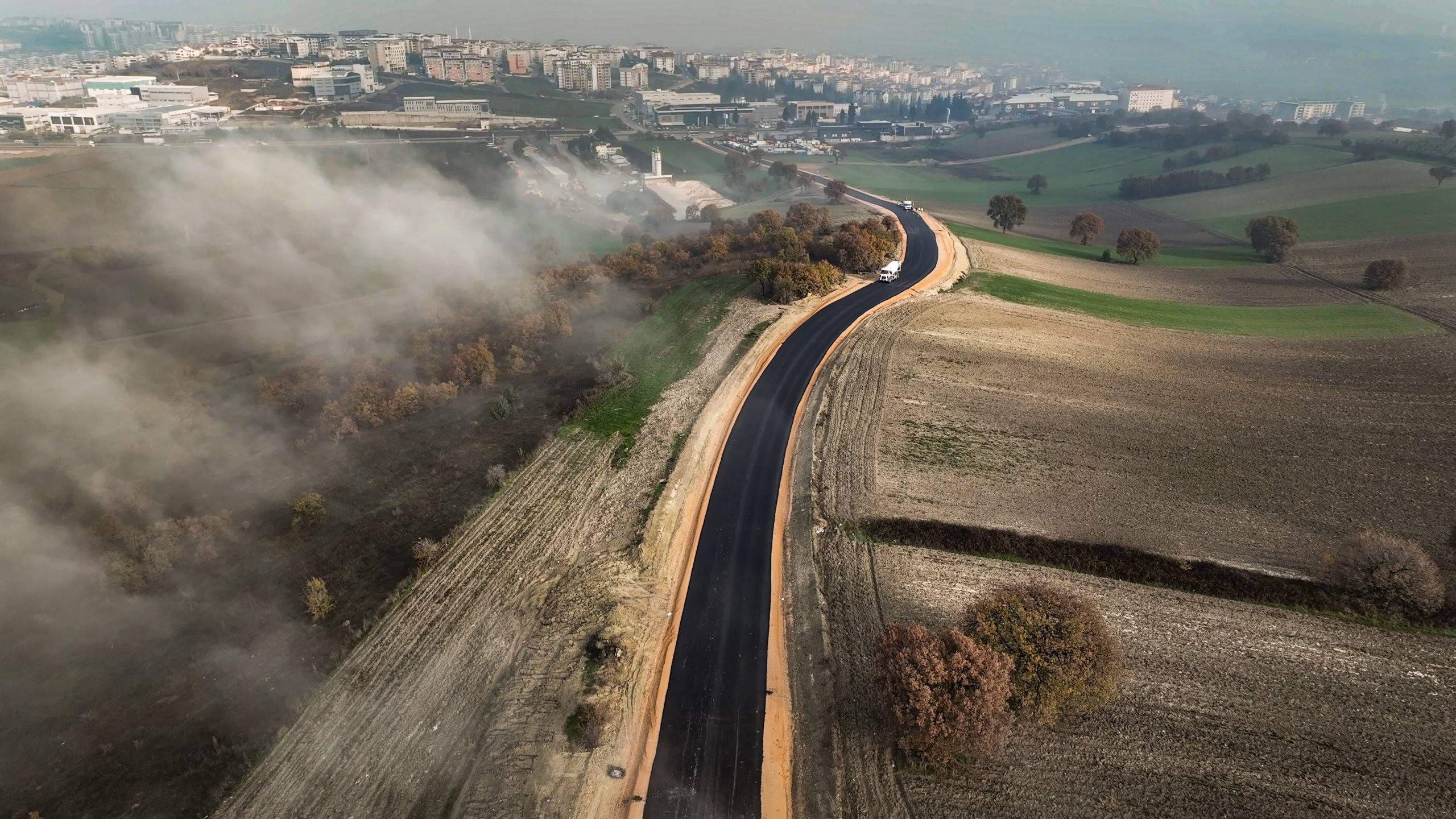Bursa'da Çınarcık Barajı'nın içme suyunu Nilüfer'e ulaştırma amacıyla 30 Ağustos