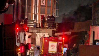 Bursa’nın İnegöl ilçesinde faaliyet gösteren bir mobilya fabrikasında meydana gelen