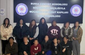 Bursa'da 4 farklı spa-masaj merkezine eş zamanlı yapılan baskında yasadışı