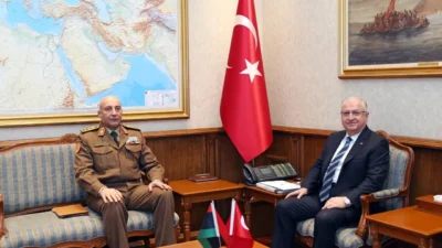 Ankara Esenboğa Havalimanı'ndan Trablus'a gitmek üzere kalkan, içerisinde Libya Genelkurmay