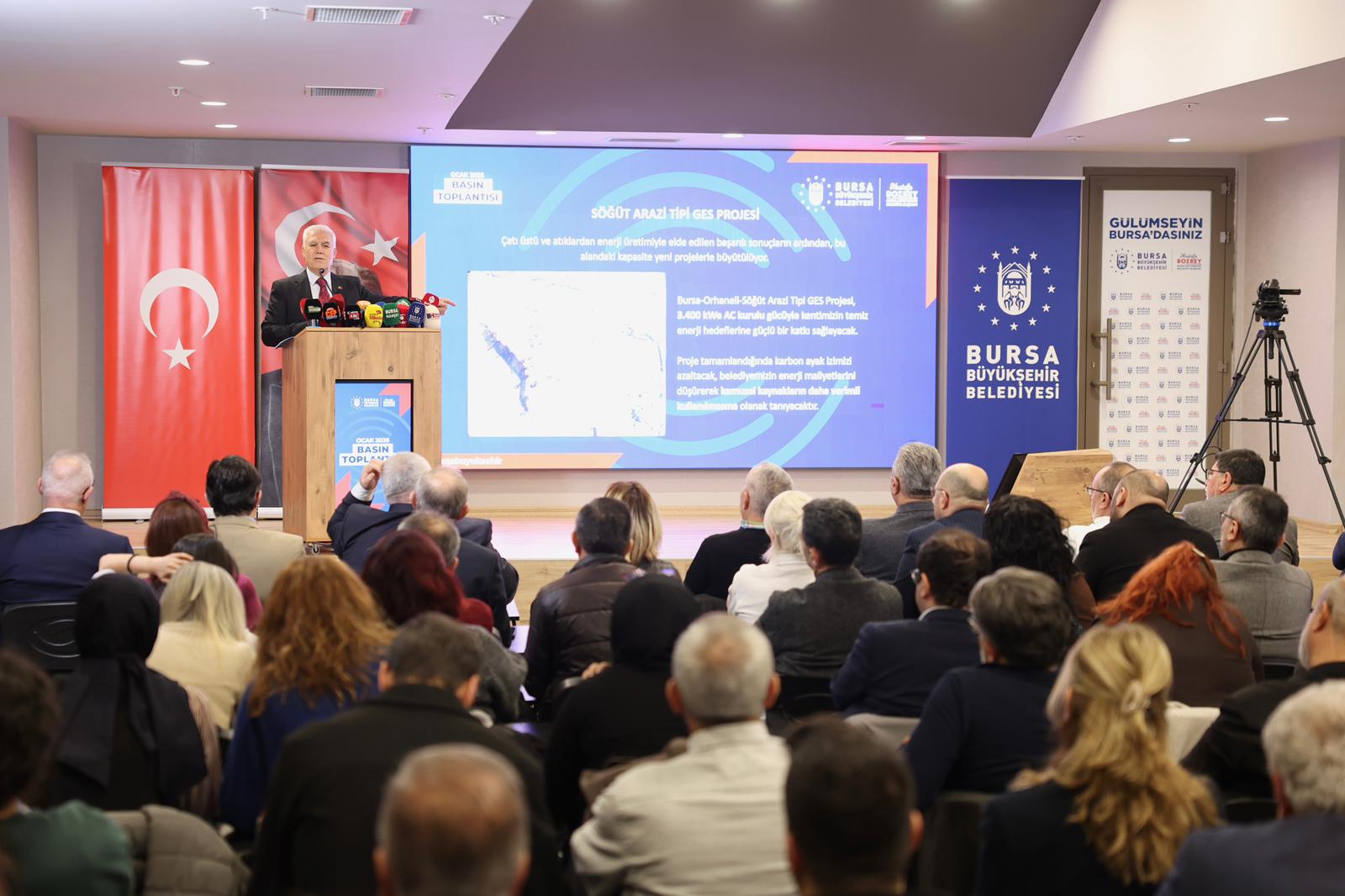 Bursa Büyükşehir Belediye Başkanı Mustafa Bozbey, 2026 yılında ulaşım alanında