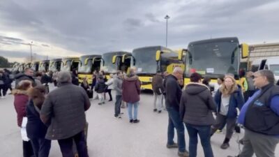 Yılbaşı ve kar tatilinin sona ermesiyle birlikte dönüşe geçen vatandaşlar,